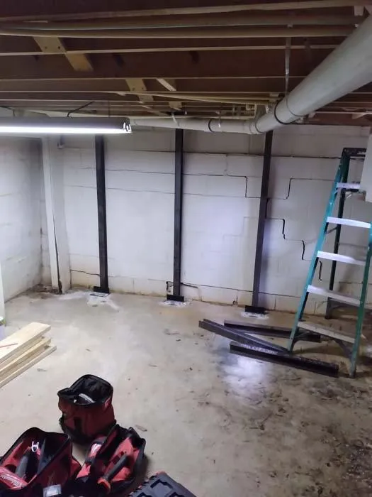Foundation wall stabilization