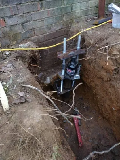 Foundation Pier Installation